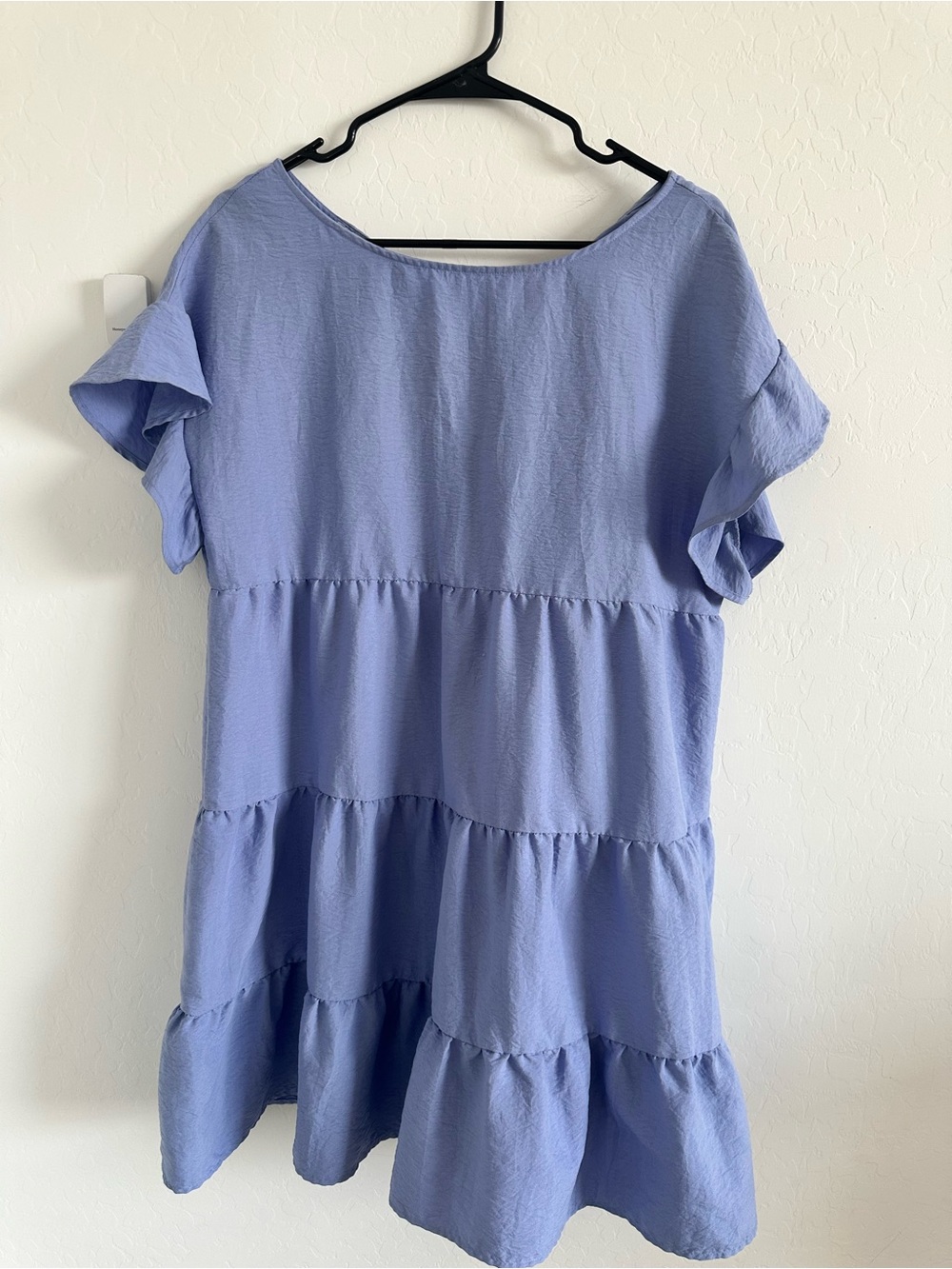 Nine West Lavender Blue Tiered Casual Dress